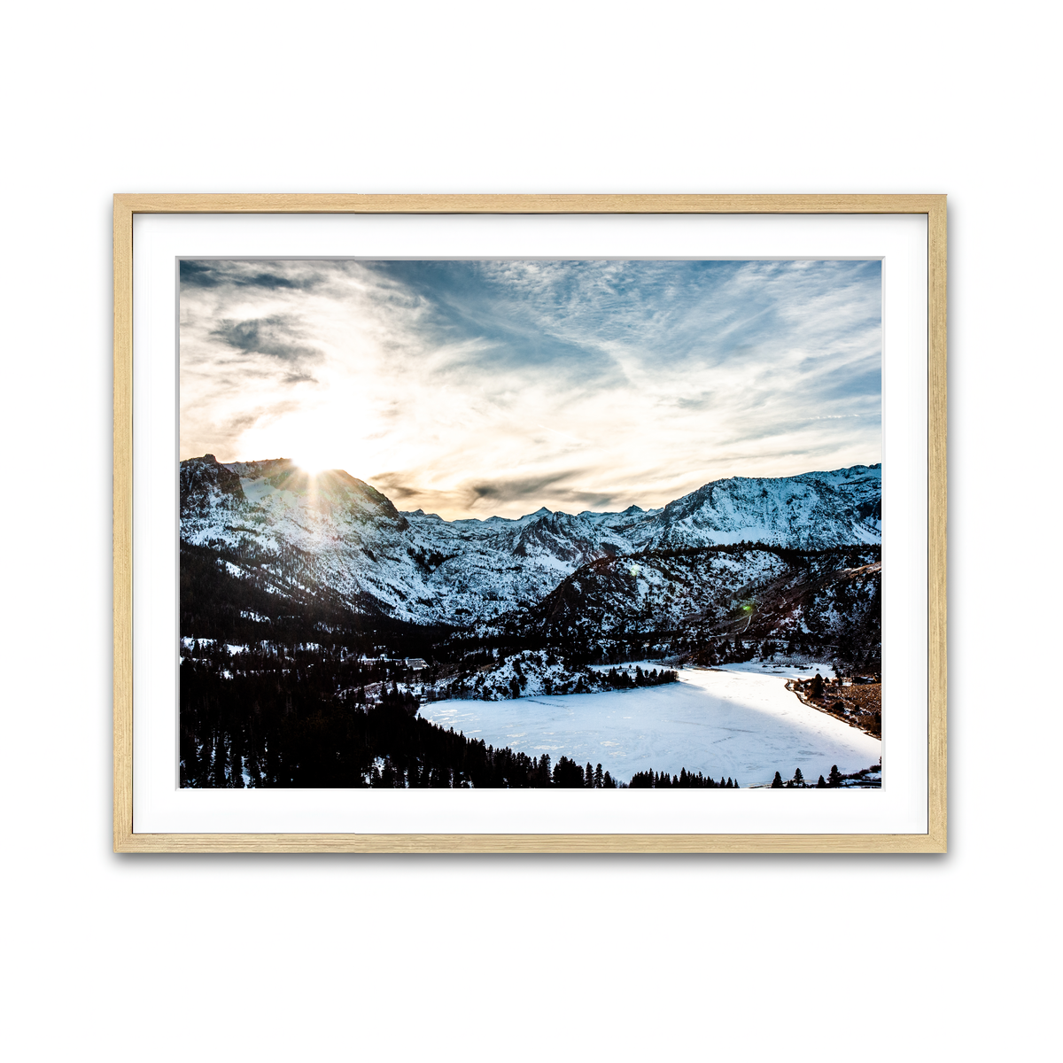 June Lake Sunset Wall Art