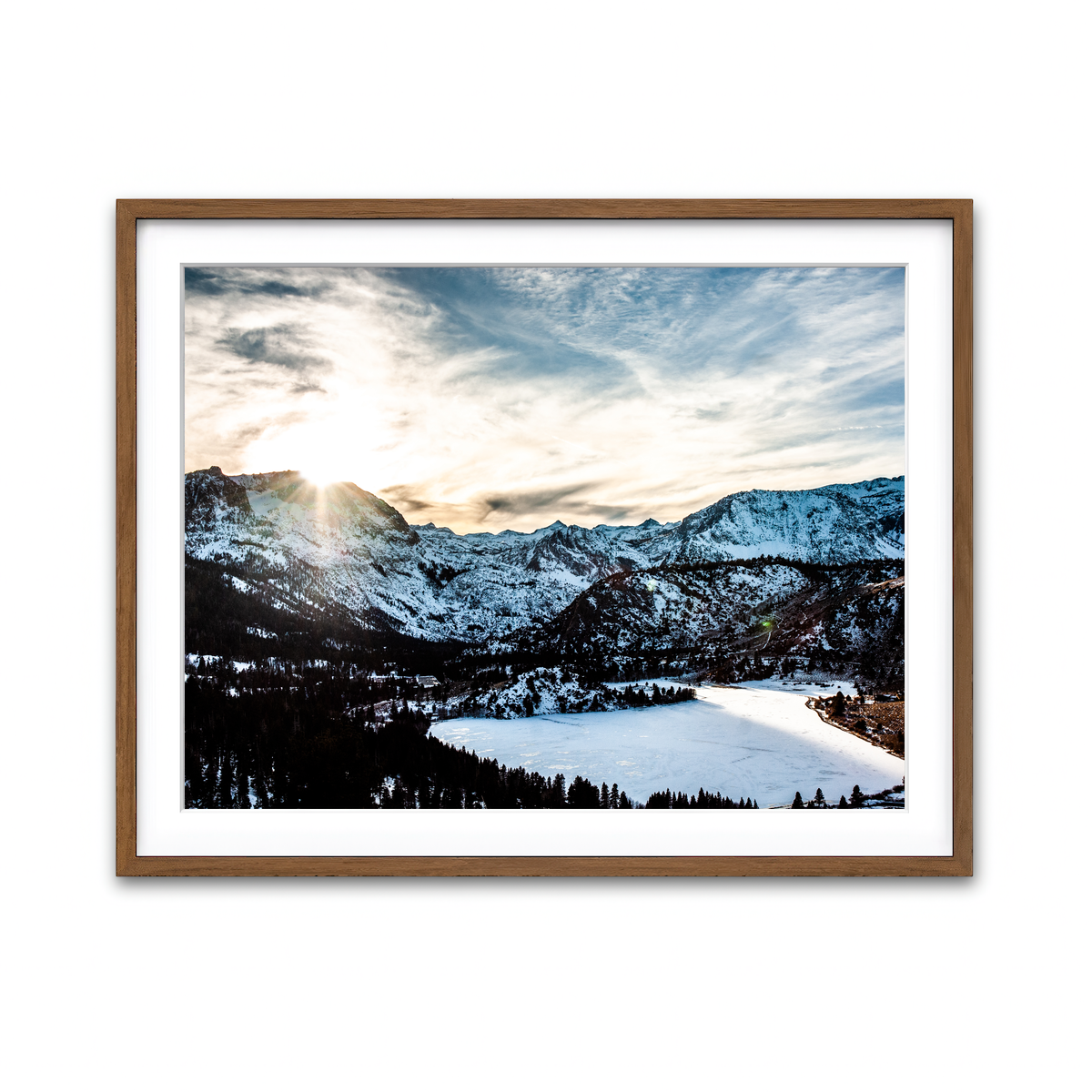 June Lake Sunset Wall Art