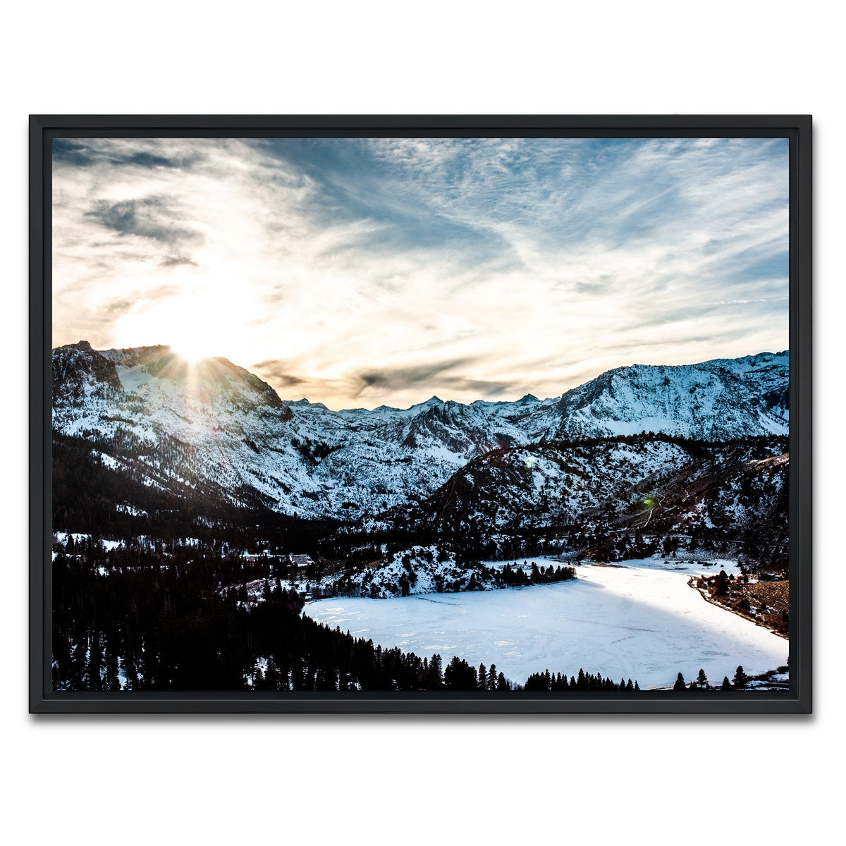 June Lake Sunset Wall Art