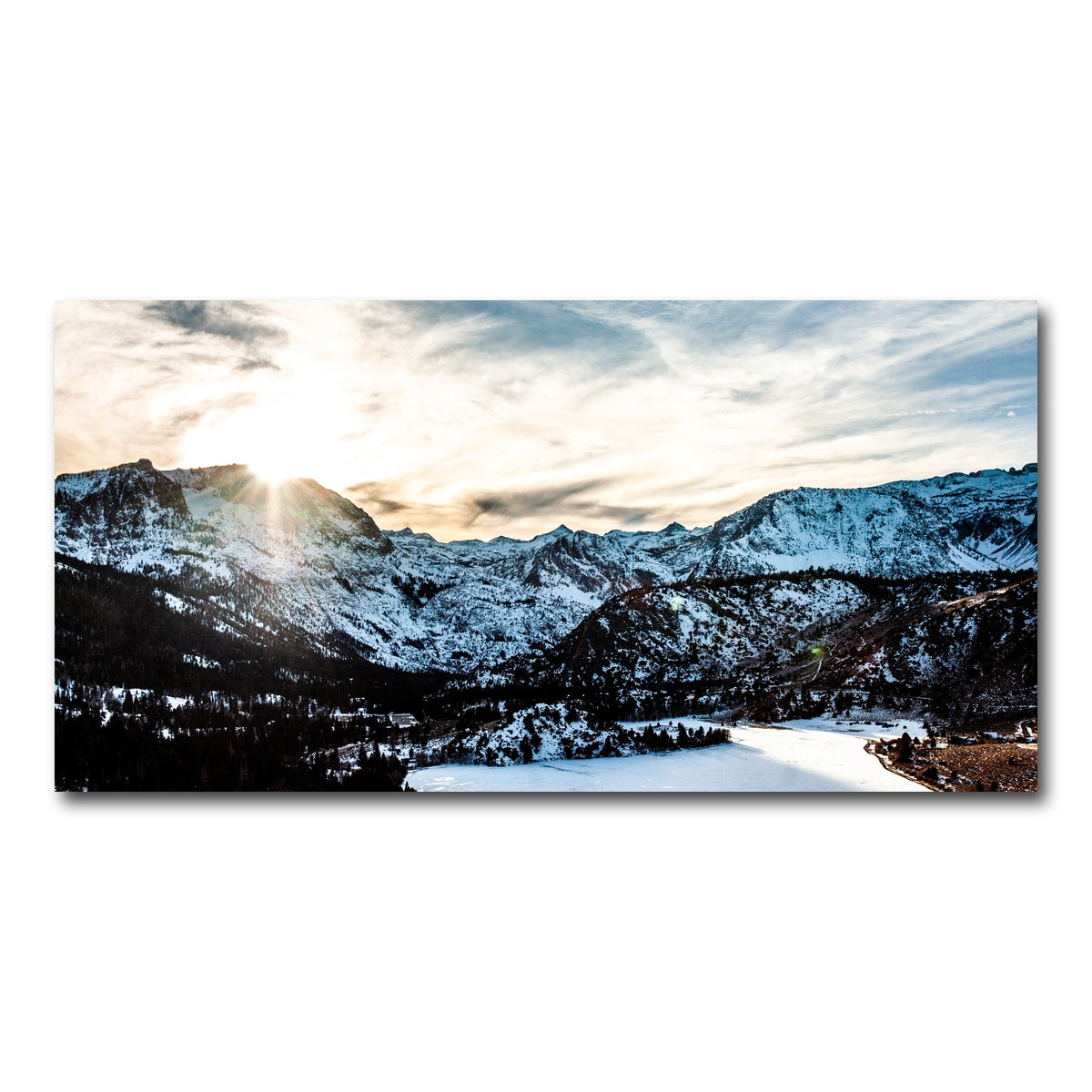 June Lake Sunset Wall Art