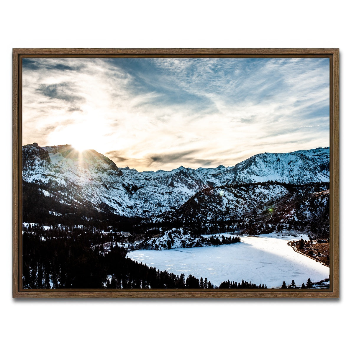 June Lake Sunset Wall Art