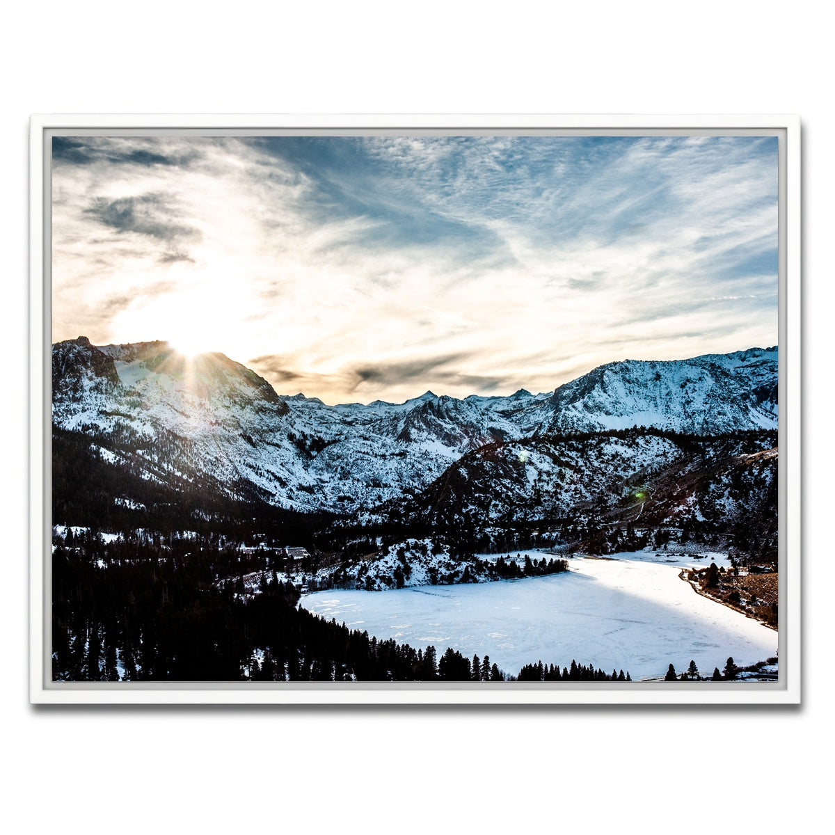 June Lake Sunset Wall Art