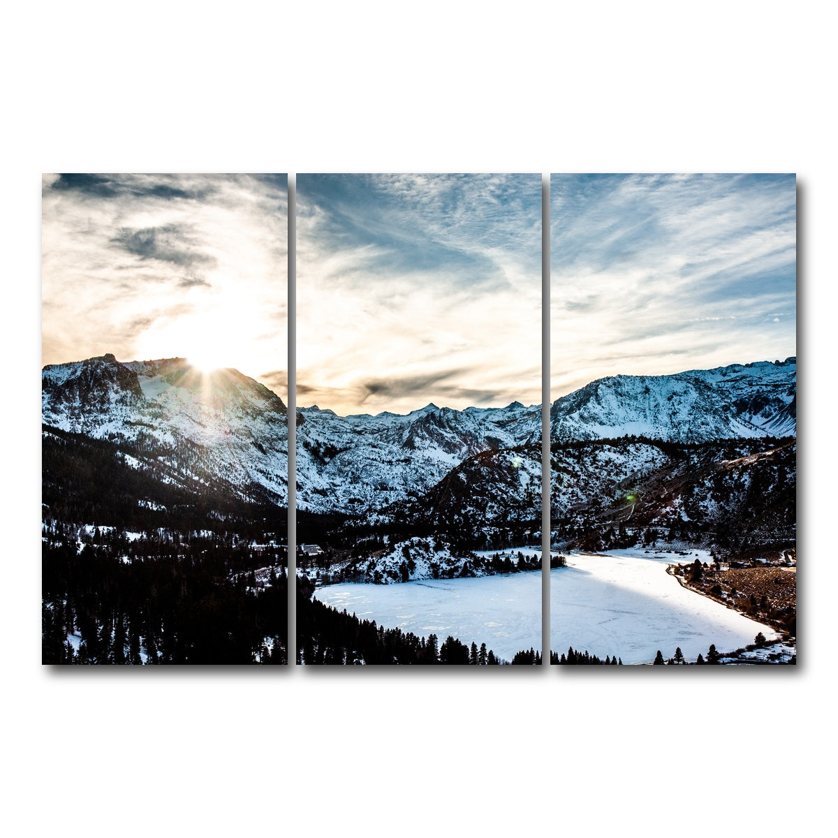 June Lake Sunset Wall Art