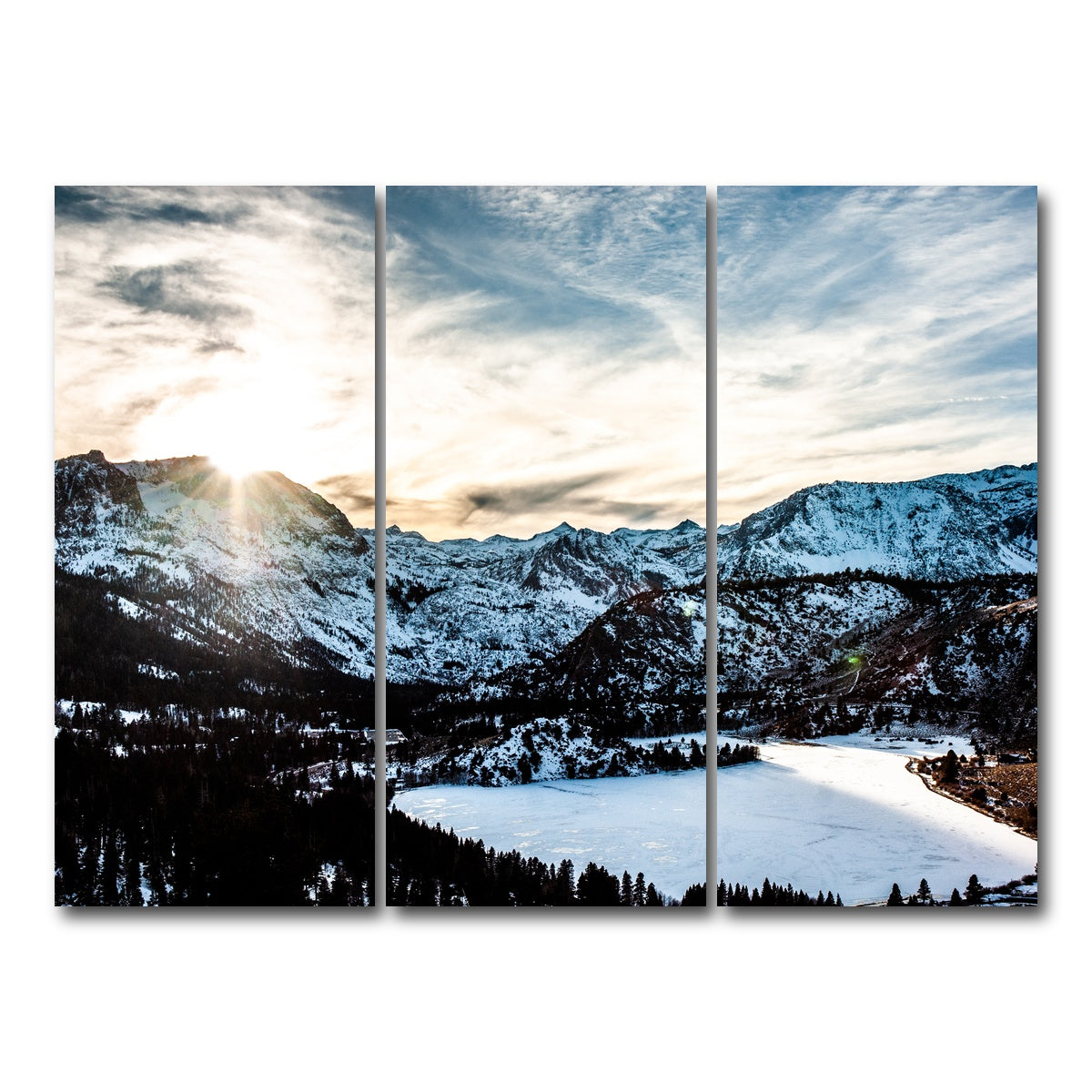 June Lake Sunset Wall Art
