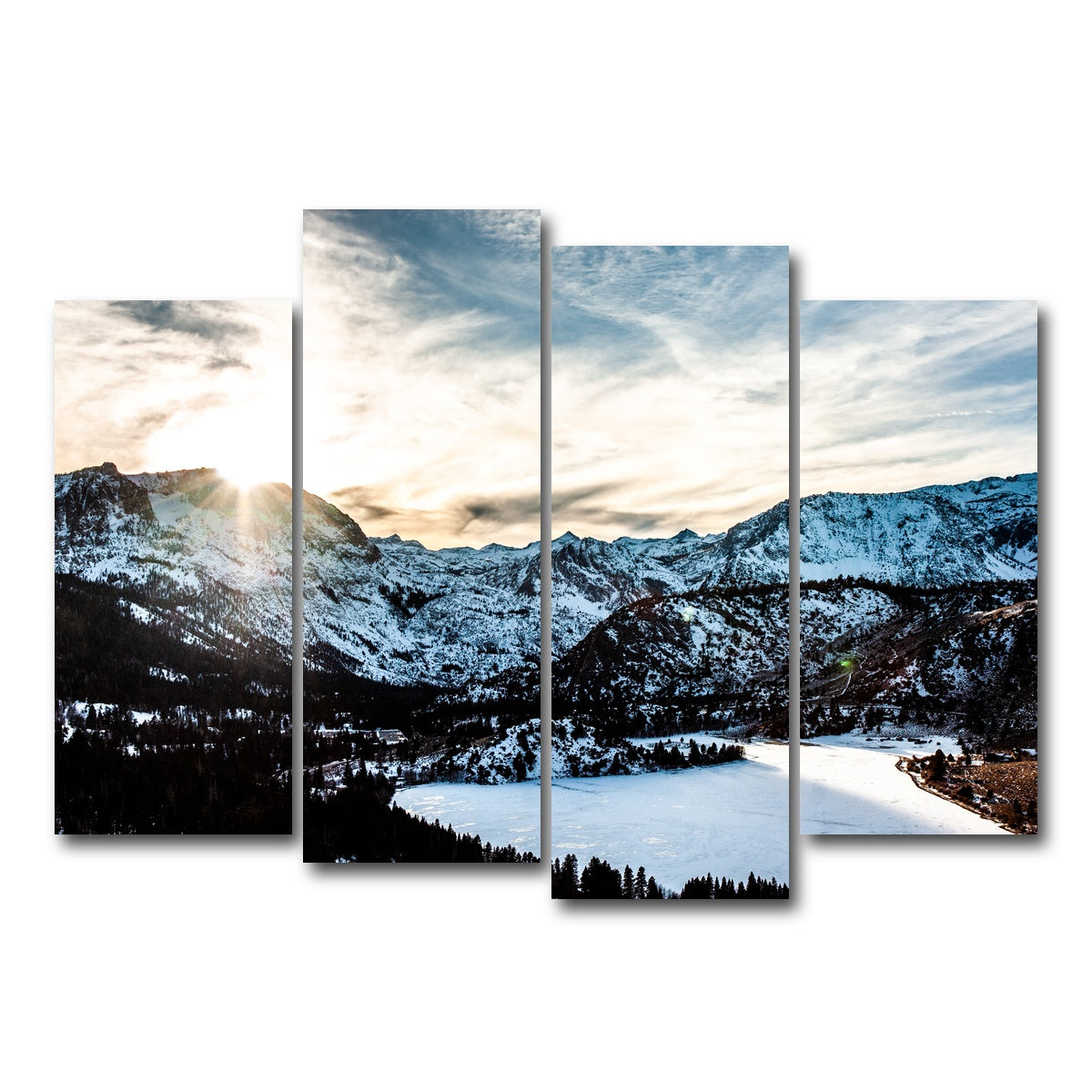 June Lake Sunset Wall Art