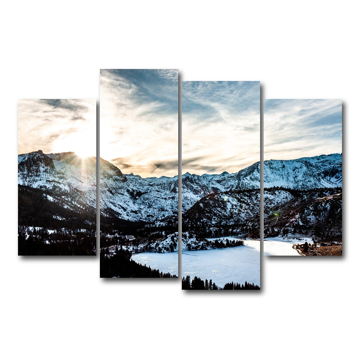 June Lake Sunset Wall Art