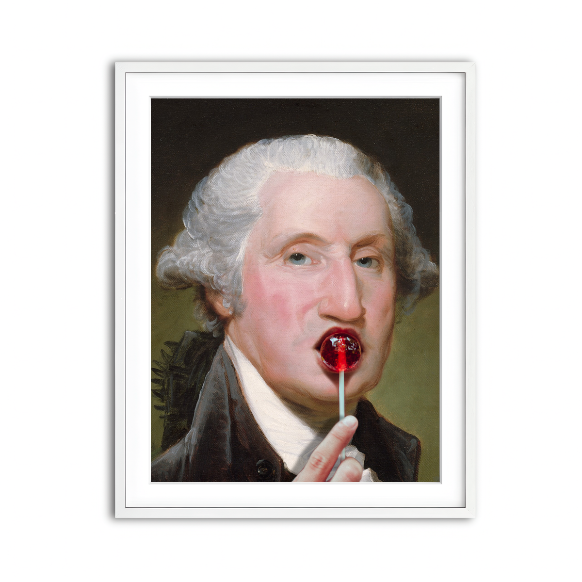 Framed Print 3x4 White