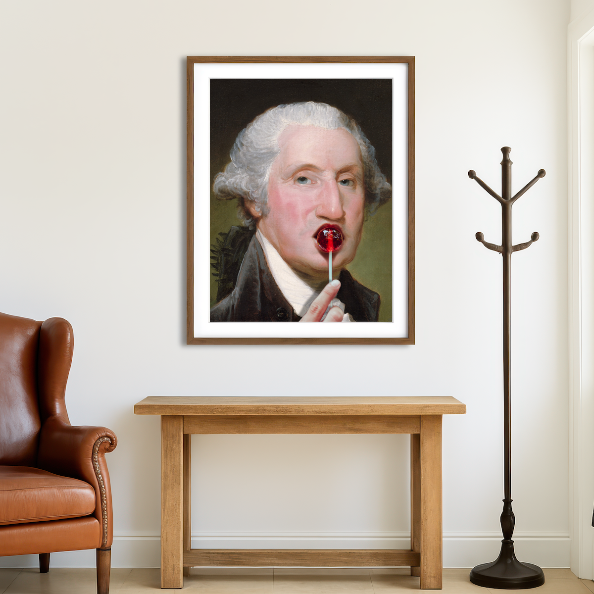 AUTO-MOCKUP ROOM | Just George with No Filter Wall Art