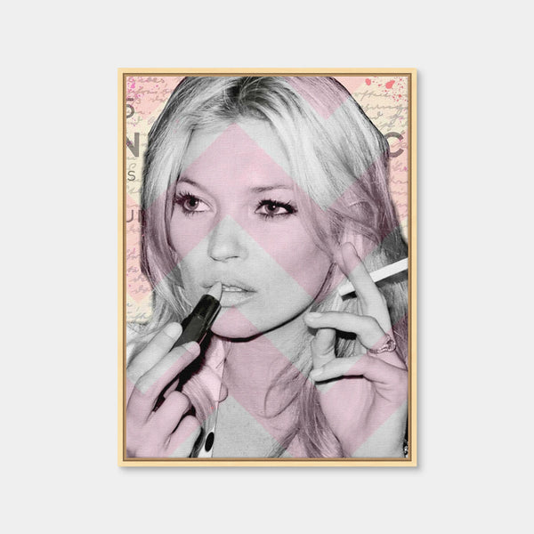 Kate Moss Wall Art — Framed Canvas Format preview
