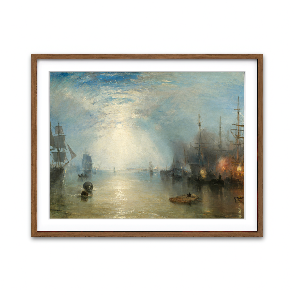 Framed Print 4x3 Walnut