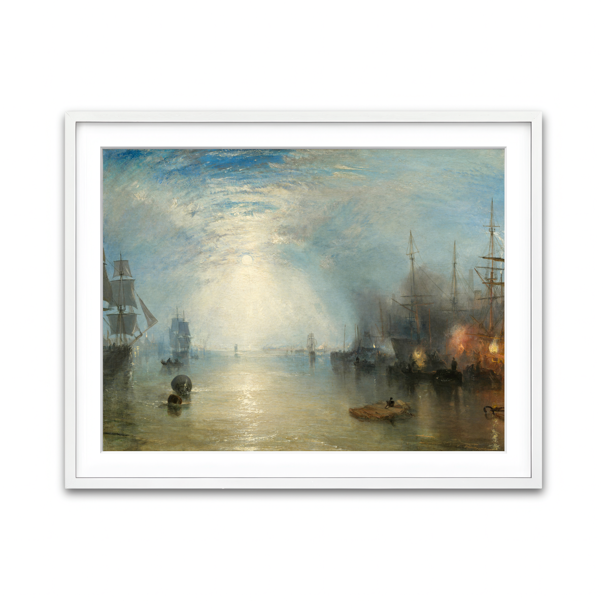 Framed Print 4x3 White