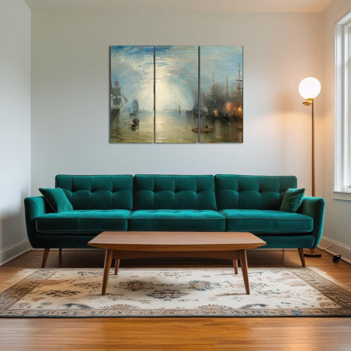 AUTO-MOCKUP ROOM | Keelmen Heaving in Coals by Moonlight