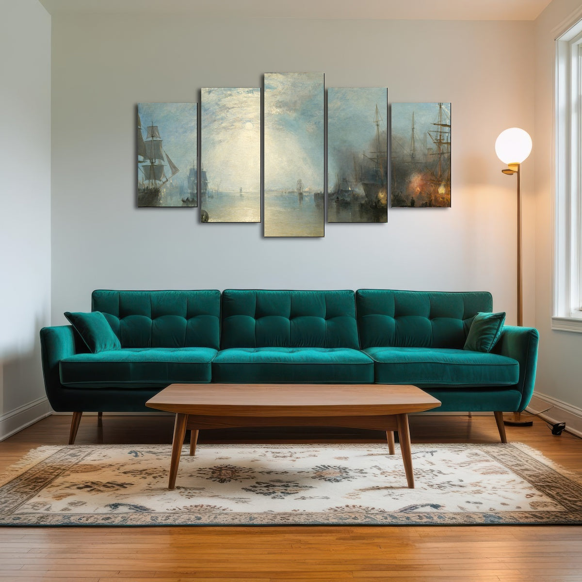 AUTO-MOCKUP ROOM | Keelmen Heaving in Coals by Moonlight