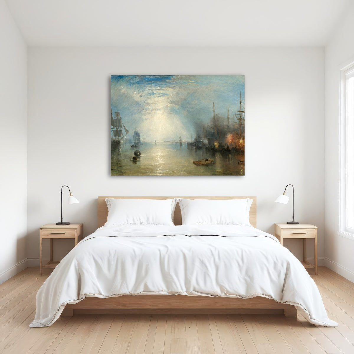 AUTO-MOCKUP ROOM | Keelmen Heaving in Coals by Moonlight