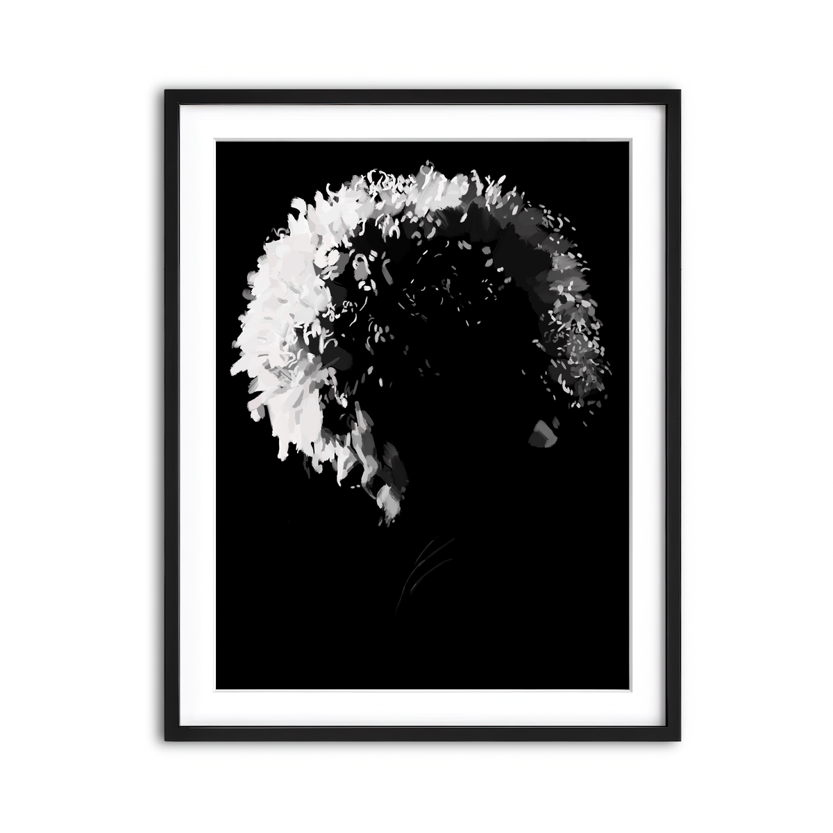Framed Print 3x4 Black