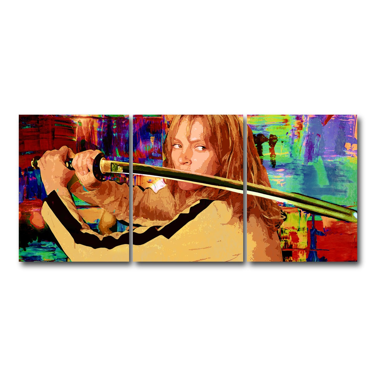 AUTO-MOCKUP WHITE | Kill Bill | 3 Piece | Gallery Wrap Canvas | group=18x24