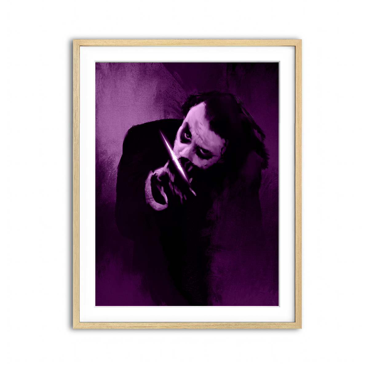 Knife Clown Wall Art