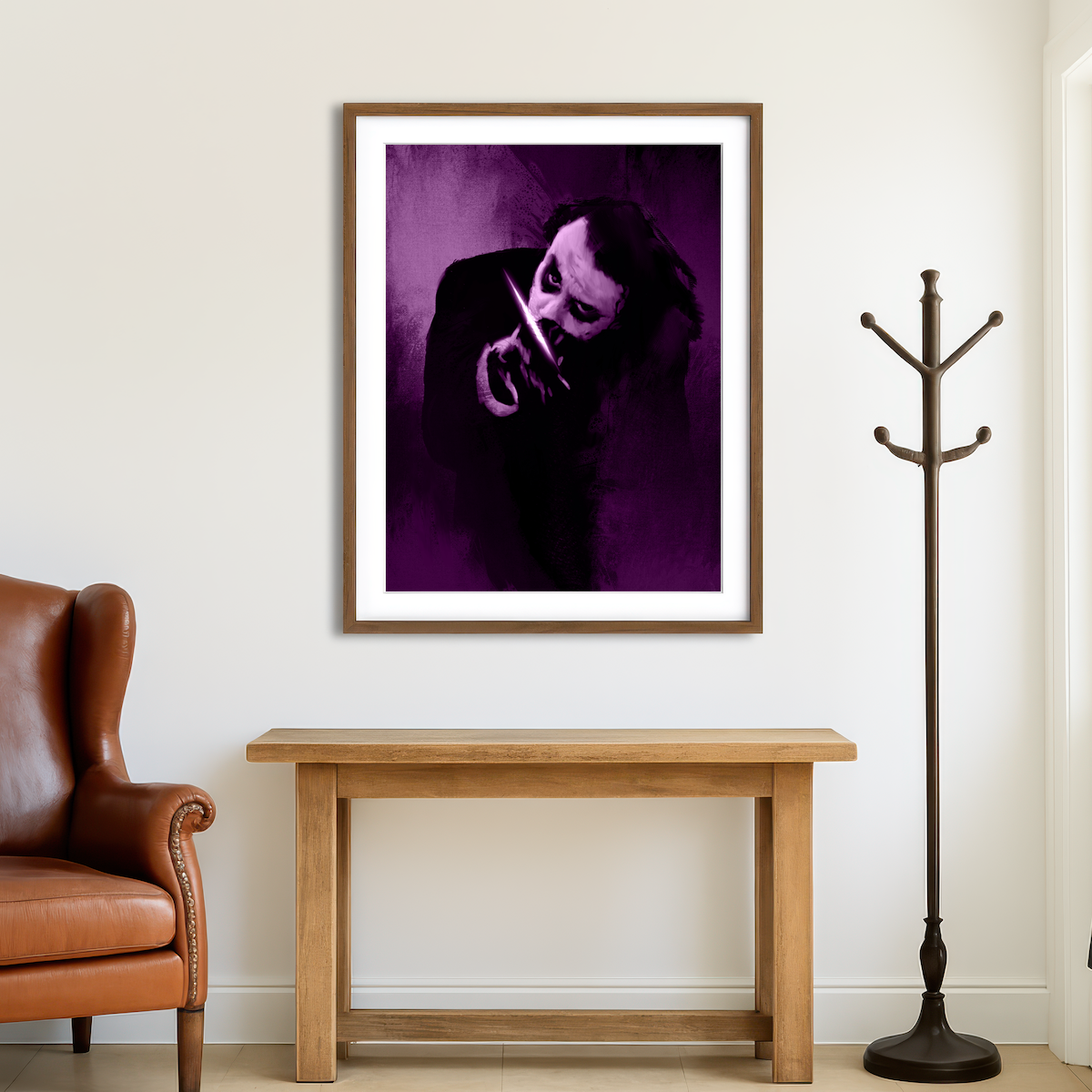 Knife Clown Wall Art