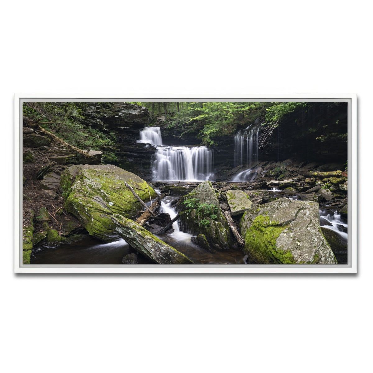 AUTO-MOCKUP WHITE | Knifes Edge | 1 Piece | White Framed Canvas | group=2x1