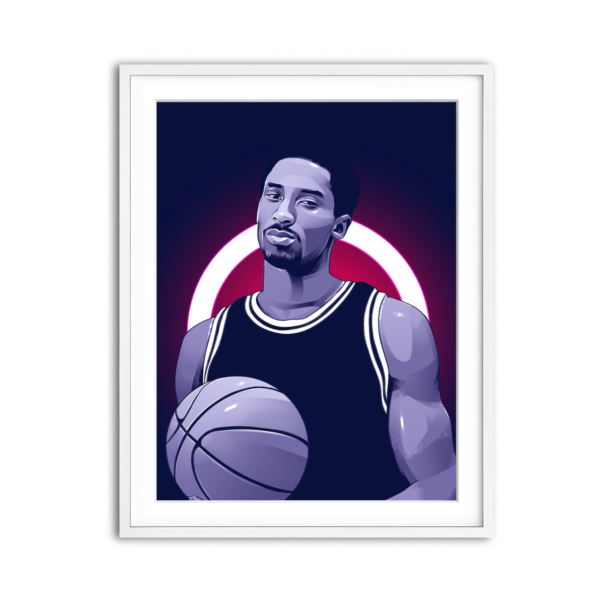 Framed Print 3x4 White