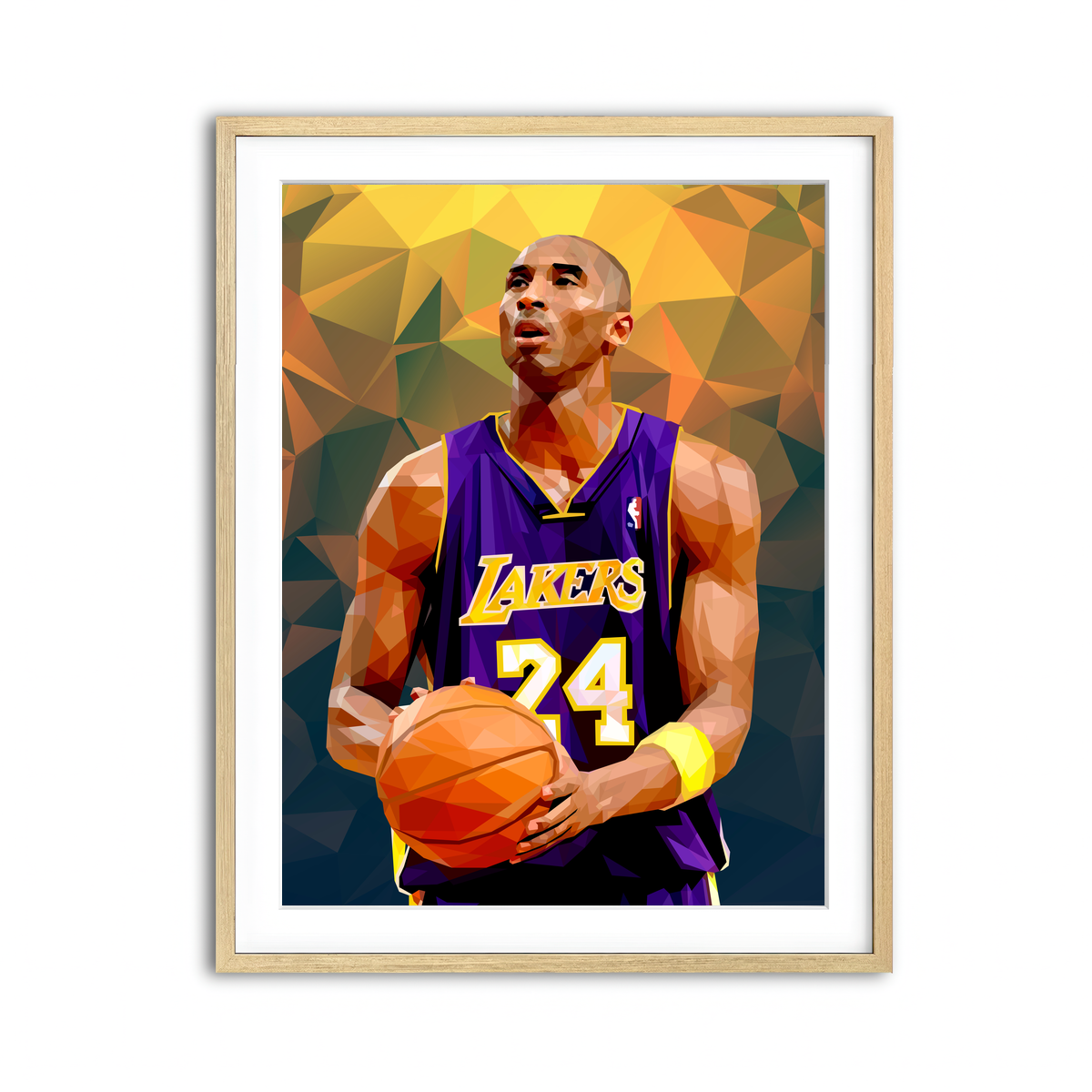 Kobe Orange Wall Art
