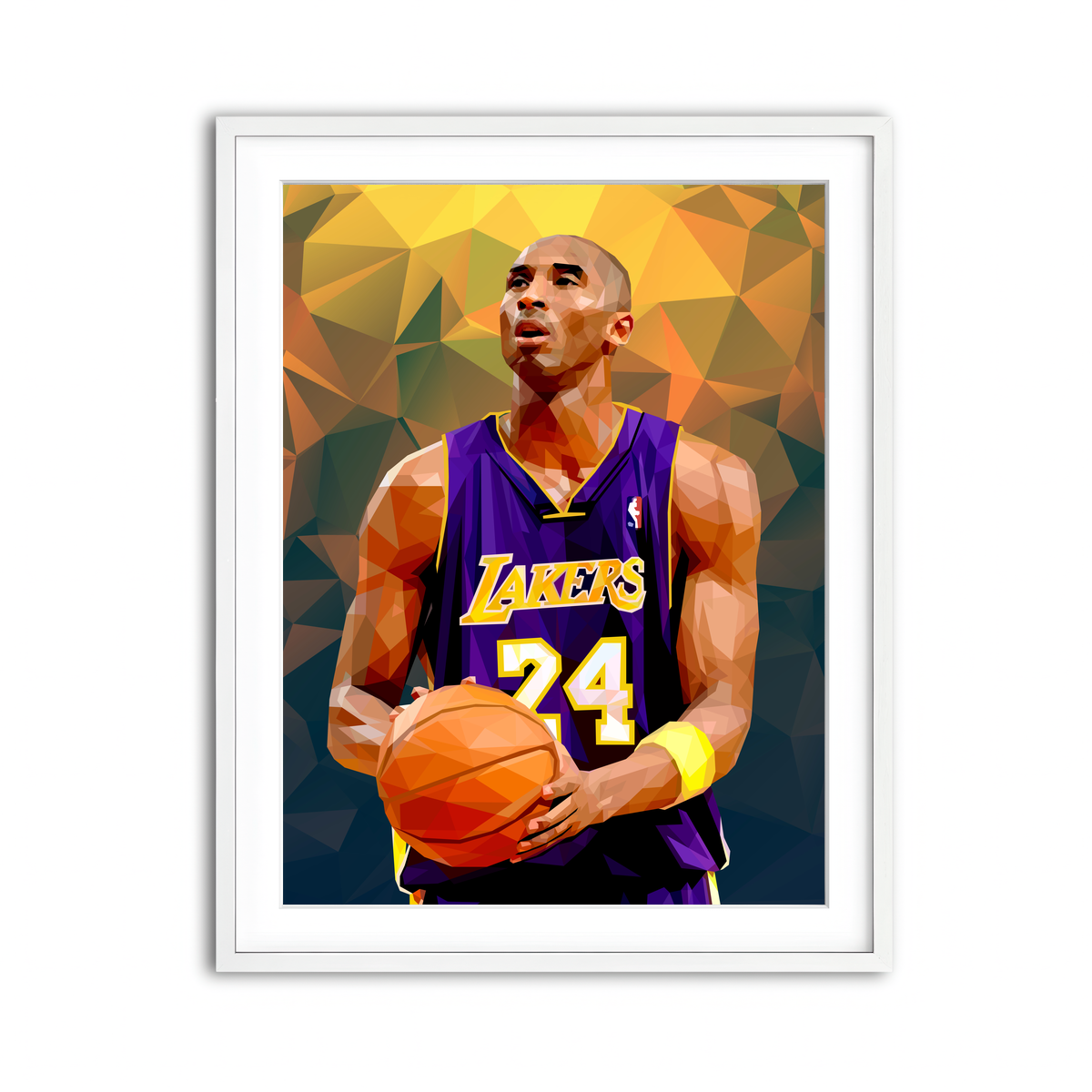 Kobe Orange Wall Art