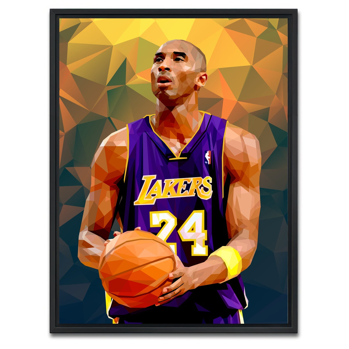 Kobe Orange Wall Art