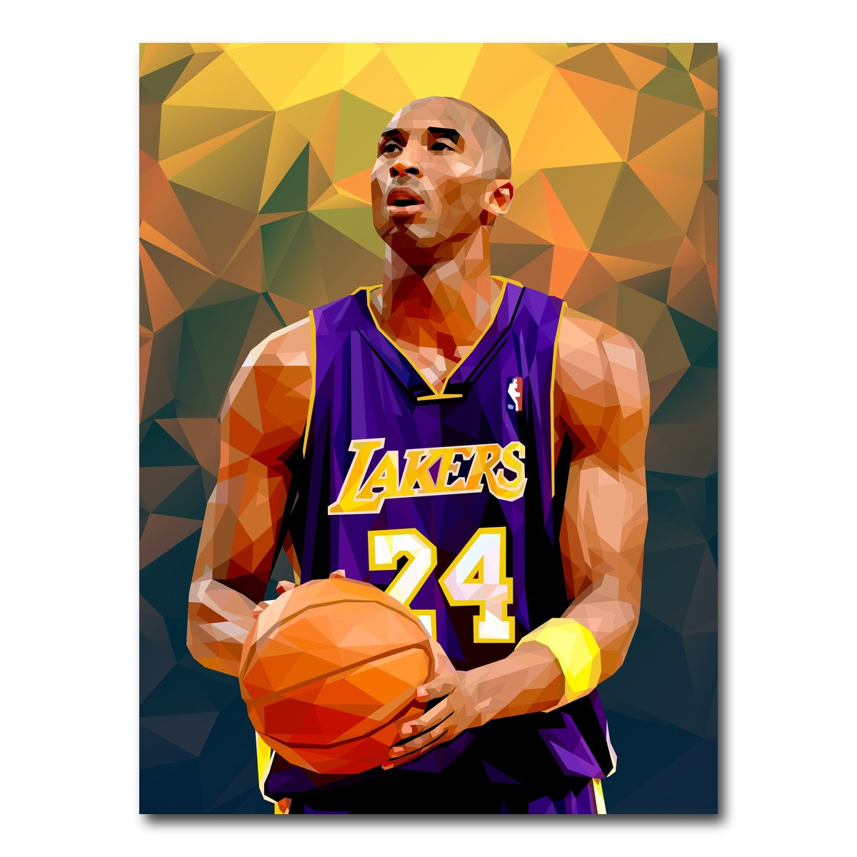 Kobe Orange Wall Art