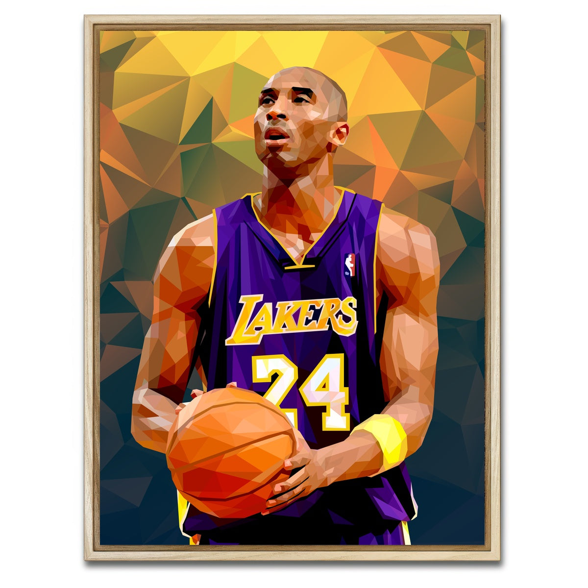 AUTO-MOCKUP WHITE | Kobe Orange | 1 Piece | Natural Framed Canvas | group=3x4