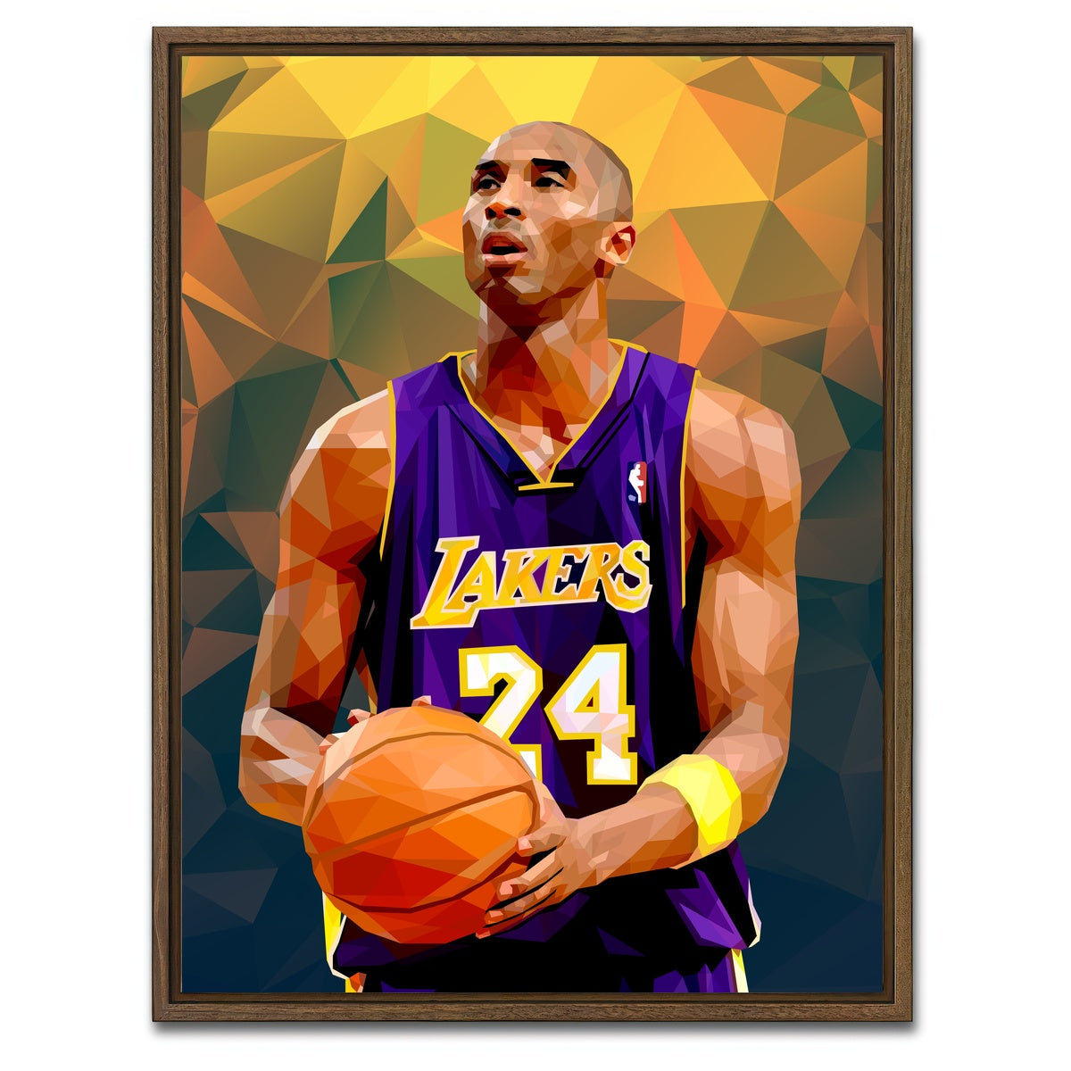 Kobe Orange Wall Art