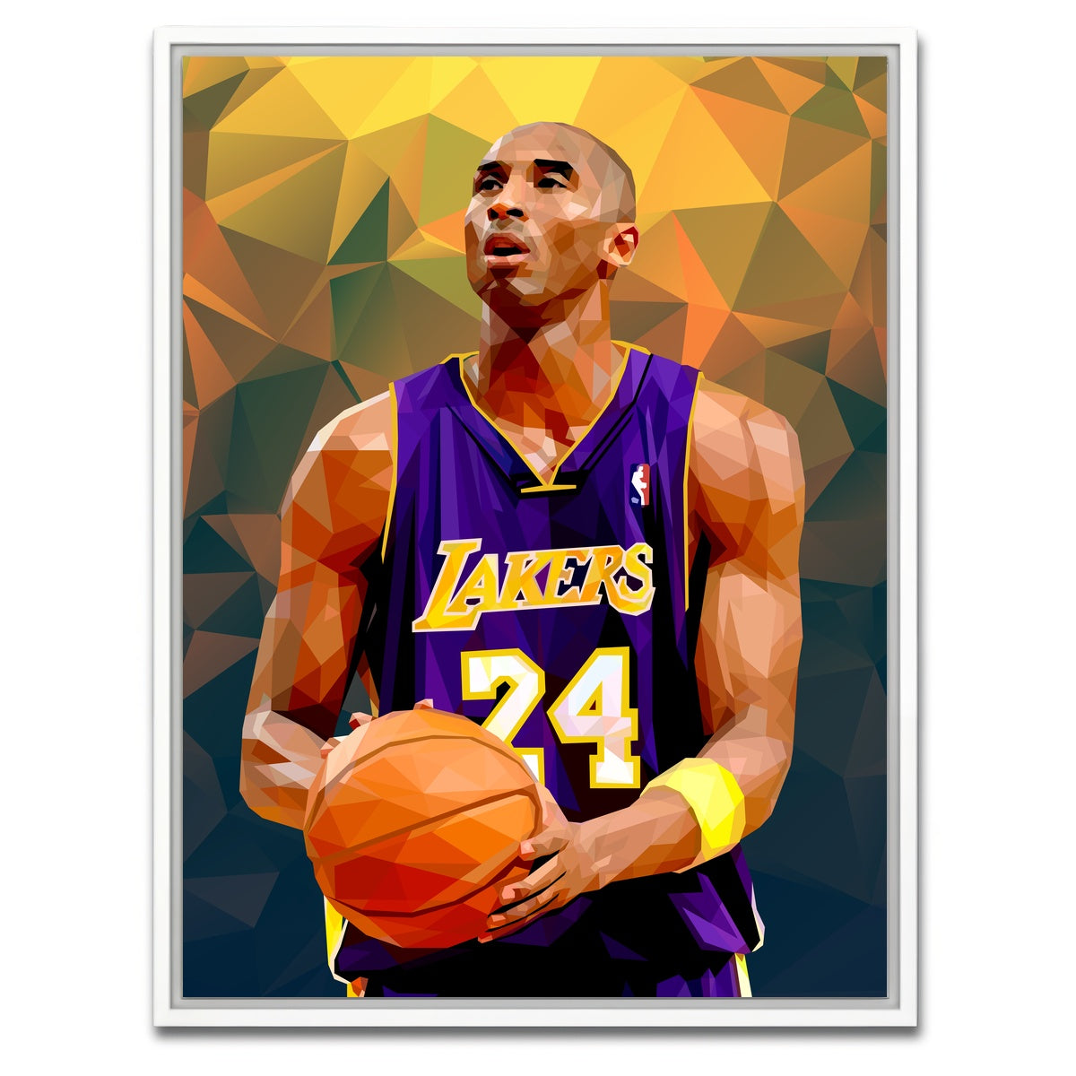 Kobe Orange Wall Art