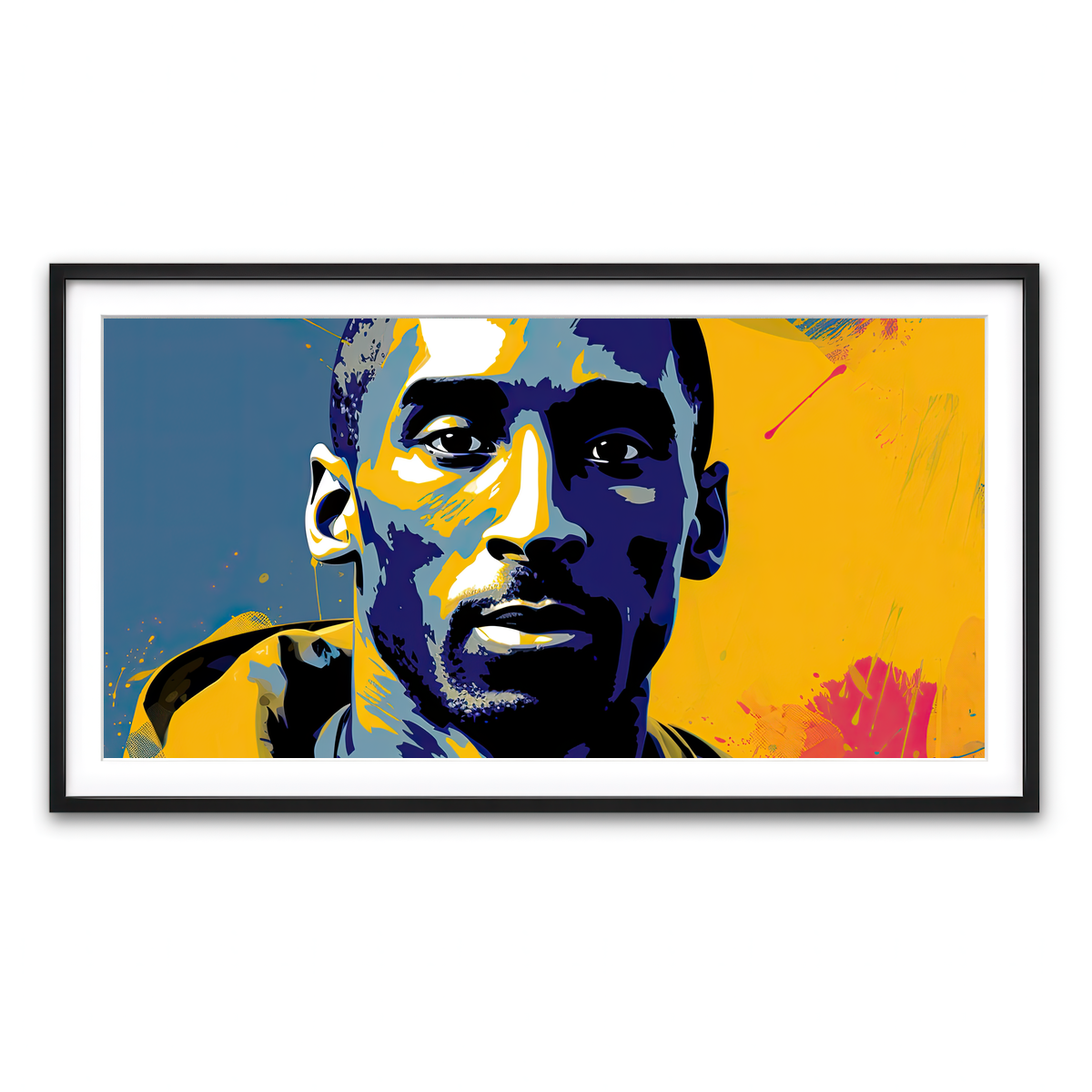 Framed Print 2x1 Black