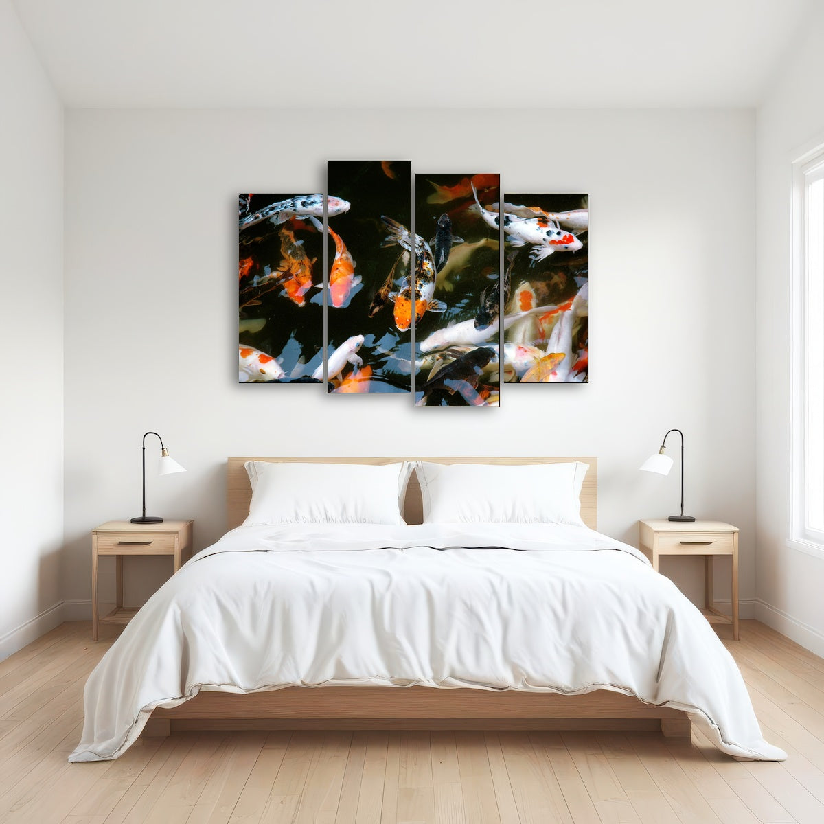 AUTO-MOCKUP ROOM | Koi Fish Swimming