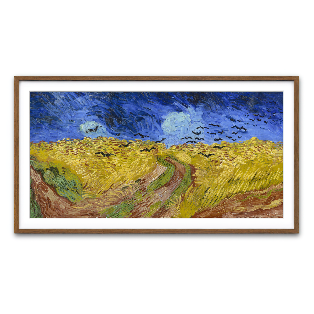 Framed Print 2x1 Walnut