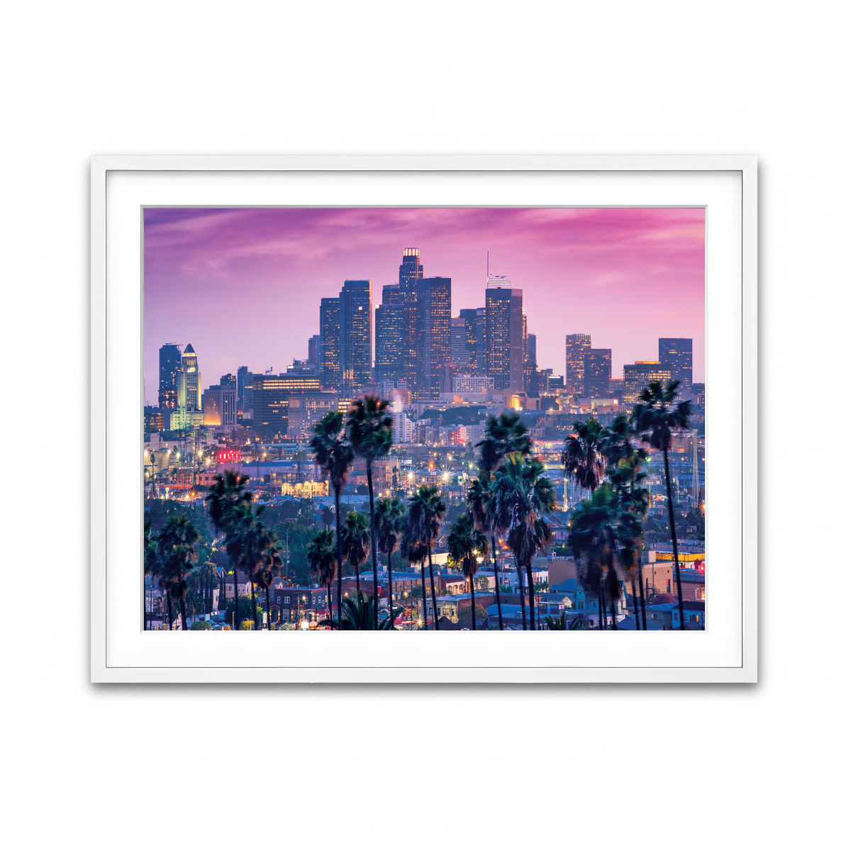 Framed Print 4x3 White