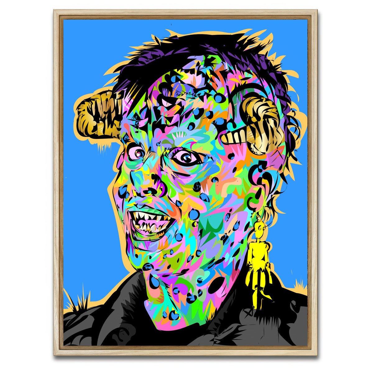 AUTO-MOCKUP WHITE | LITTLE MONSTERS | 1 Piece | Natural Framed Canvas | group=3x4