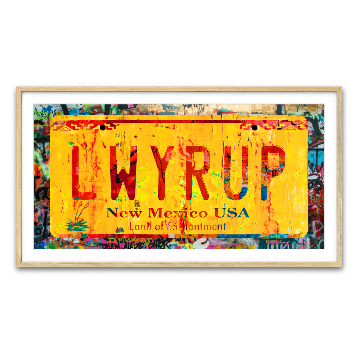 Framed Print 2x1 Natural