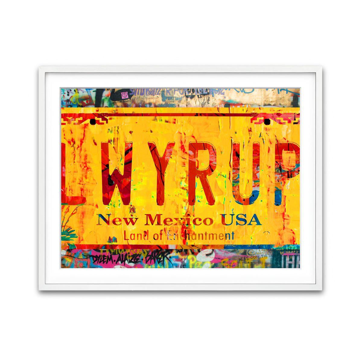 Framed Print 4x3 White