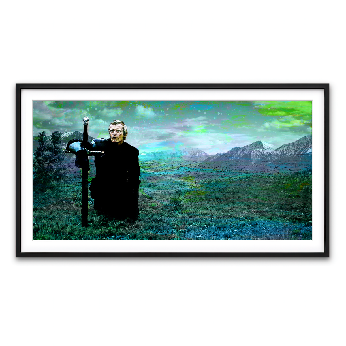 Framed Print 2x1 Black