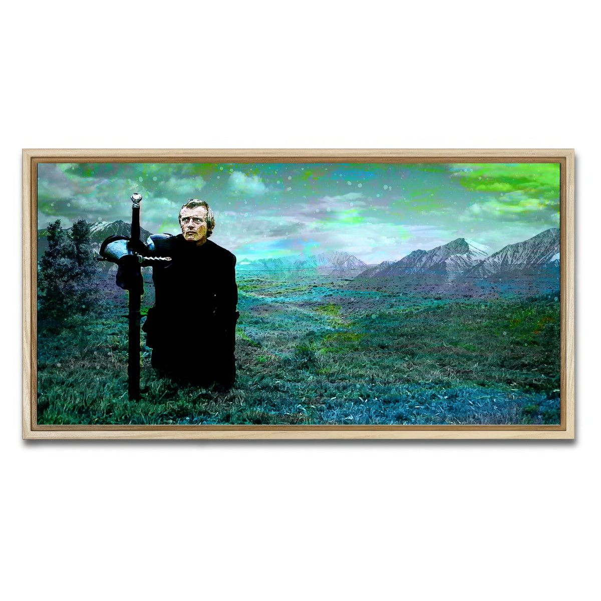 AUTO-MOCKUP WHITE | Ladyhawke | 1 Piece | Natural Framed Canvas | group=2x1