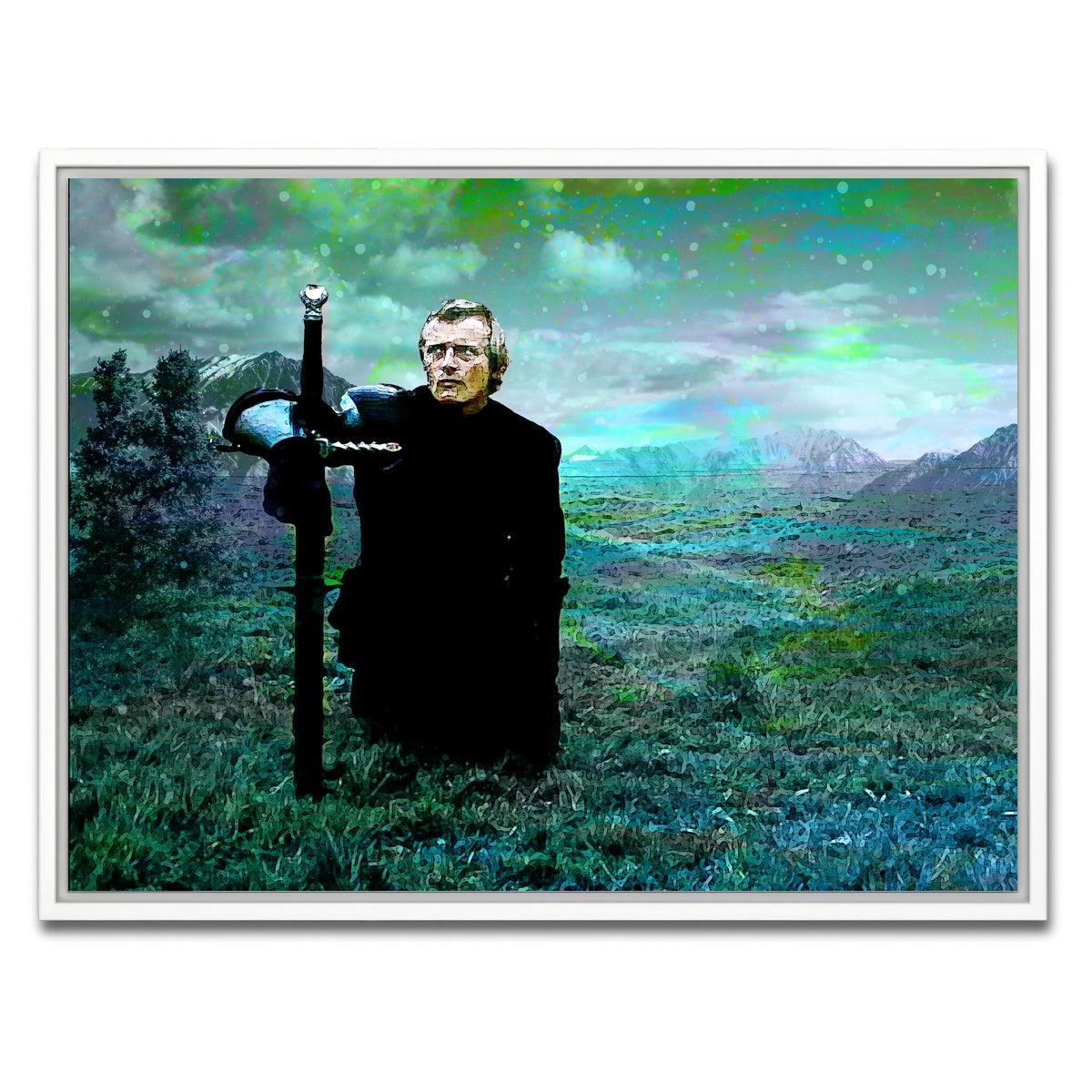 AUTO-MOCKUP WHITE | Ladyhawke | 1 Piece | White Framed Canvas | group=4x3