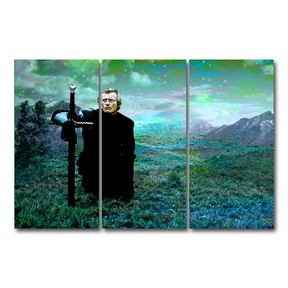 AUTO-MOCKUP WHITE | Ladyhawke | 3 Piece | Gallery Wrap Canvas | group=12x24