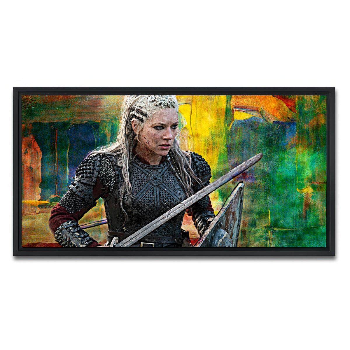 AUTO-MOCKUP WHITE | Lagertha | 1 Piece | Black Framed Canvas | group=2x1