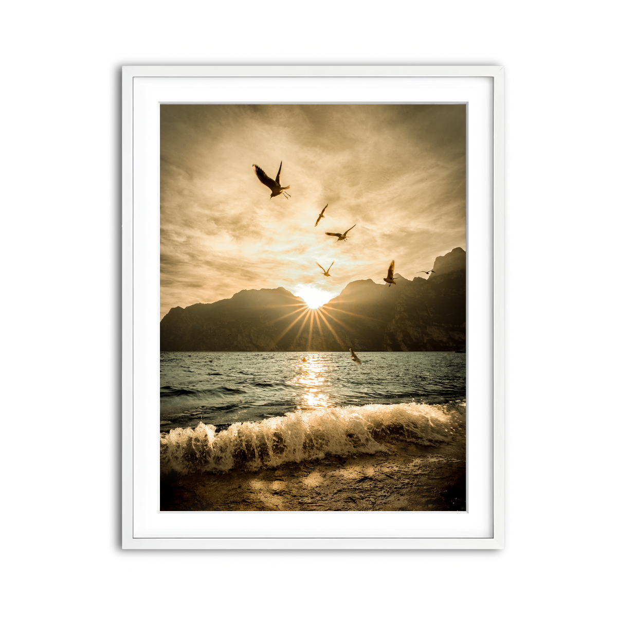 Framed Print 3x4 White
