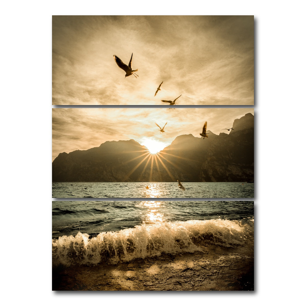 AUTO-MOCKUP WHITE | Lake Garda | 3 Piece | Gallery Wrap Canvas | group=8x18_stacked