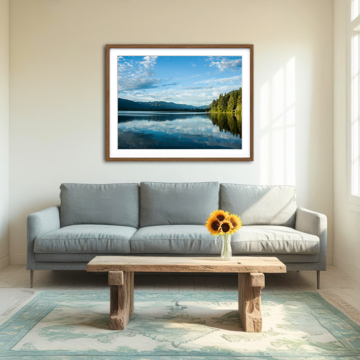 AUTO-MOCKUP ROOM | Lake Quinault Wall Art