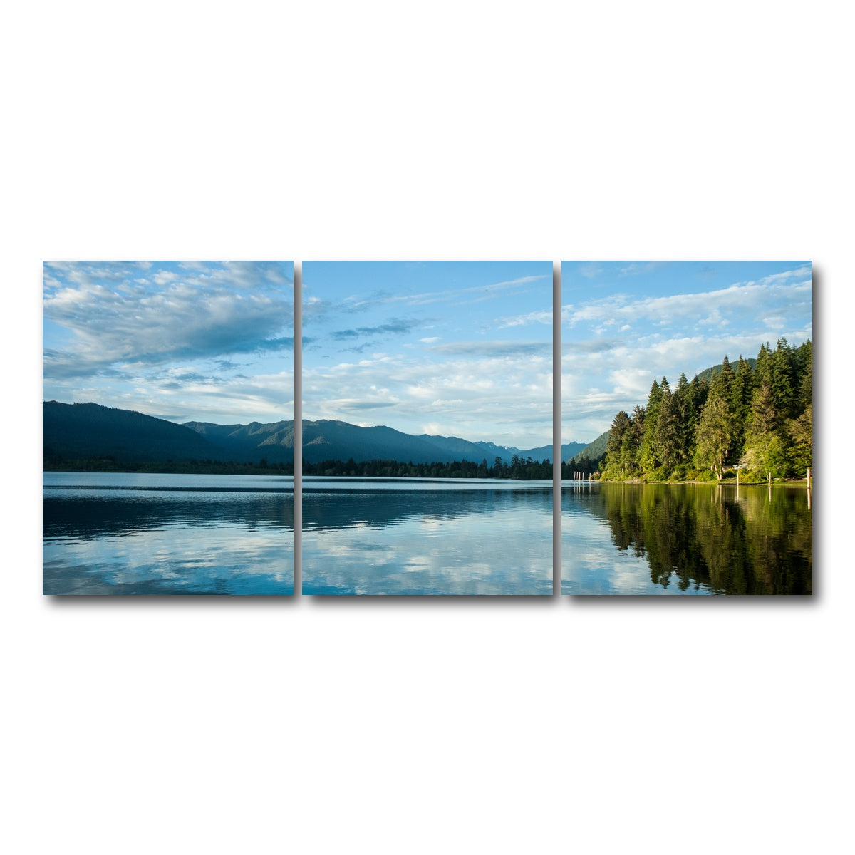 AUTO-MOCKUP WHITE | Lake Quinault | 3 Piece | Gallery Wrap Canvas | group=18x24