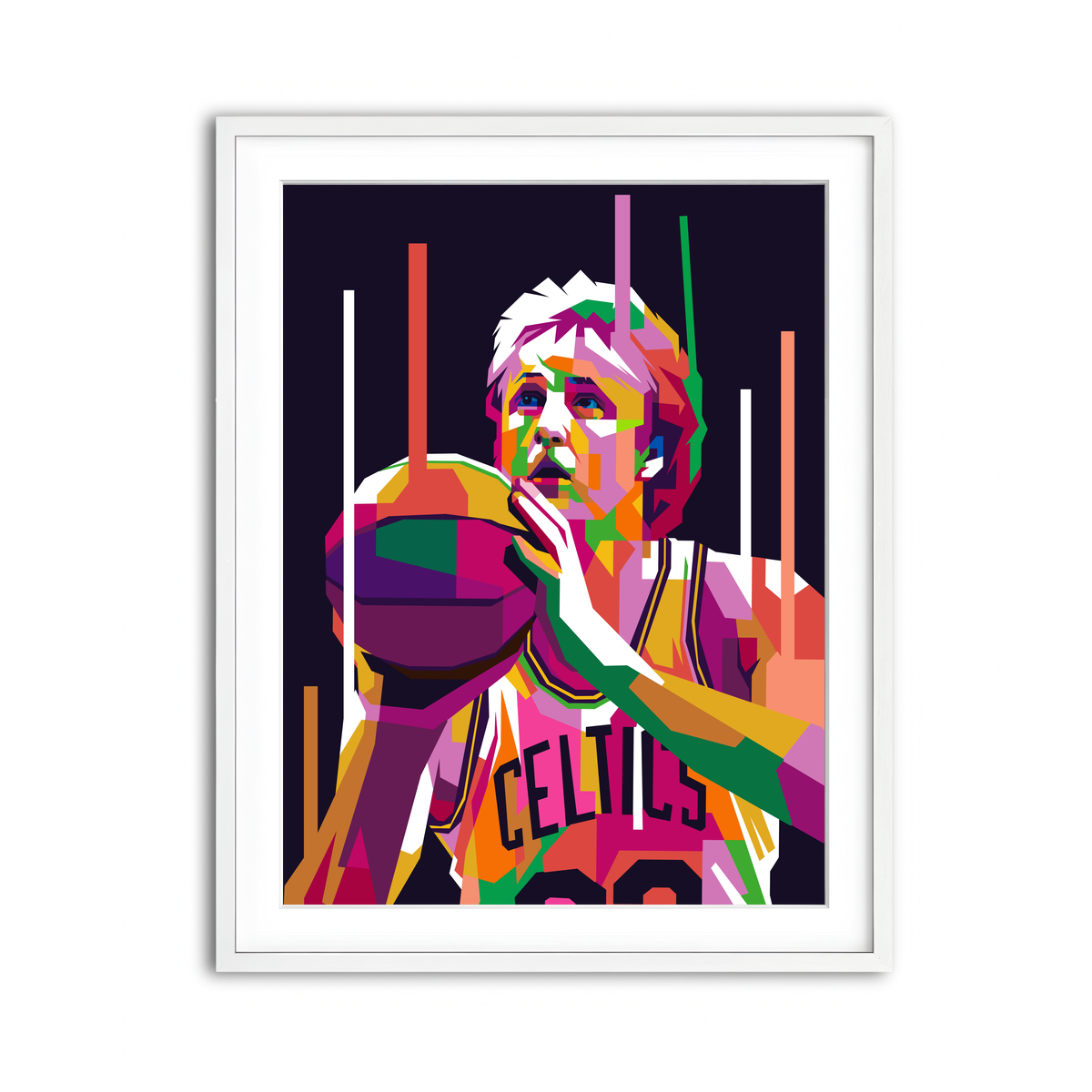 Framed Print 3x4 White