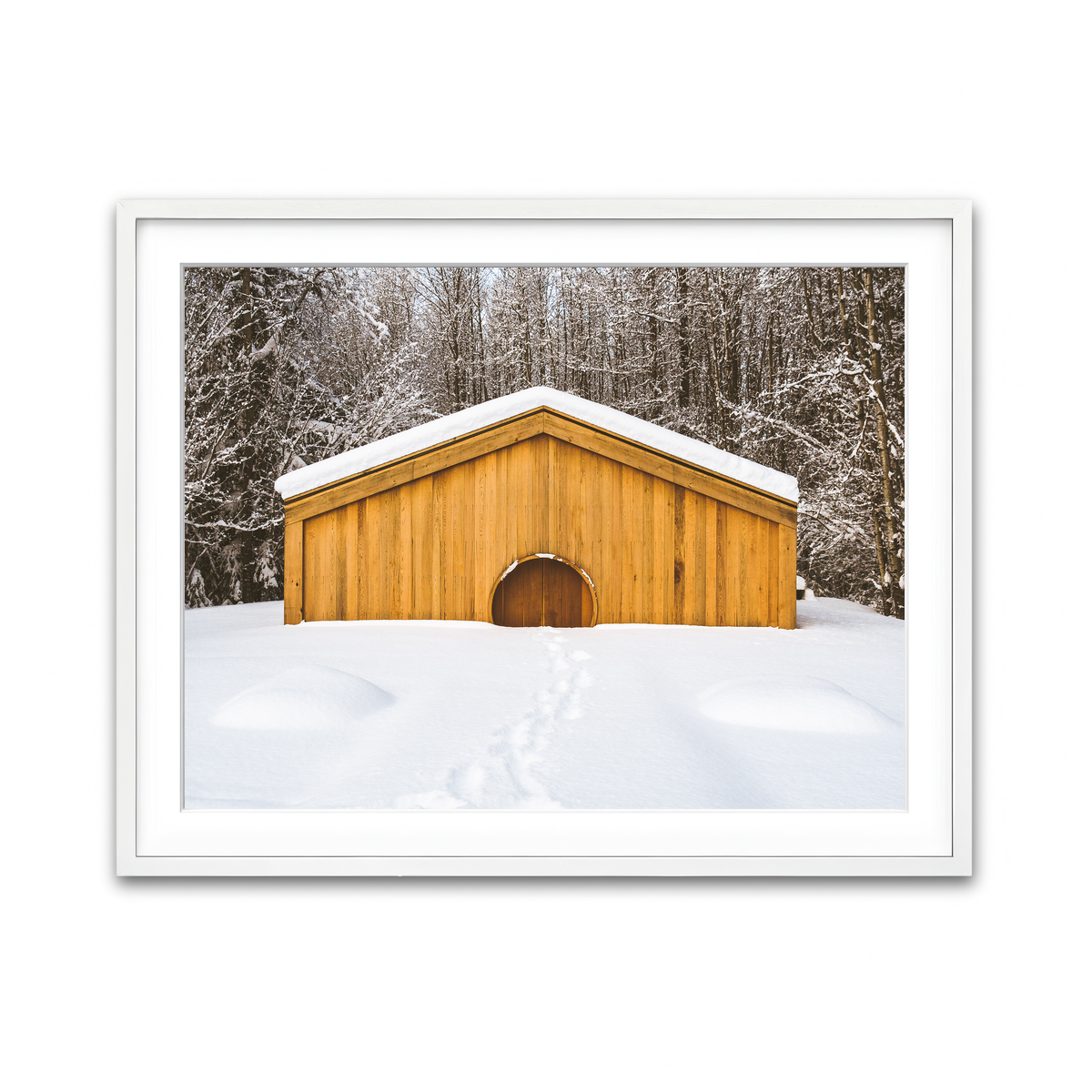 Framed Print 4x3 White
