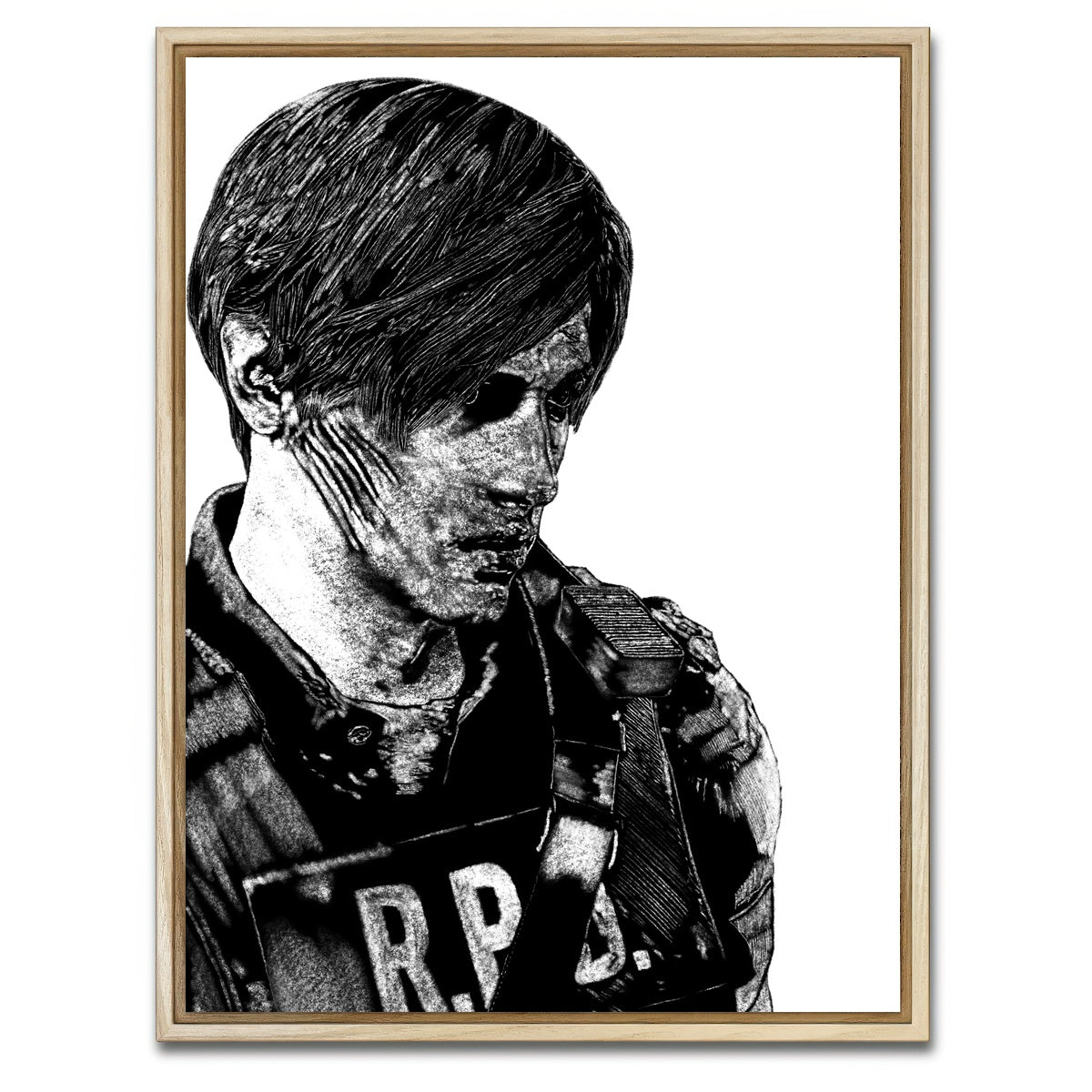 AUTO-MOCKUP WHITE | Leon | 1 Piece | Natural Framed Canvas | group=3x4